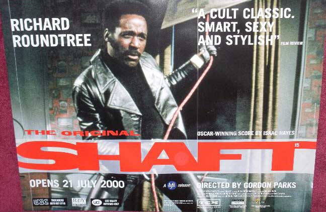 SHAFT: BFI Rerelease UK Quad Film Poster