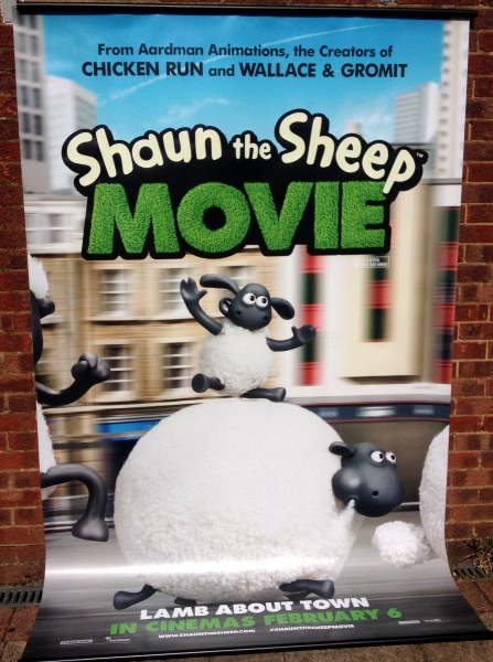 Cinema Banner: SHAUN THE SHEEP 2015 (Lamb About Town) Justin Fletcher