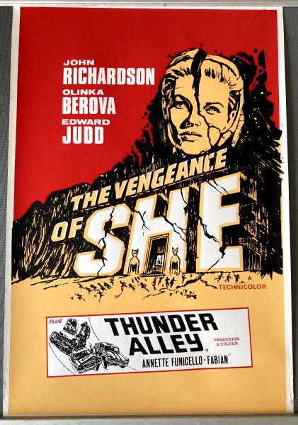 Cinema Poster: VENGEANCE OF SHE 1968 (Double Crown) Olga Schoberová