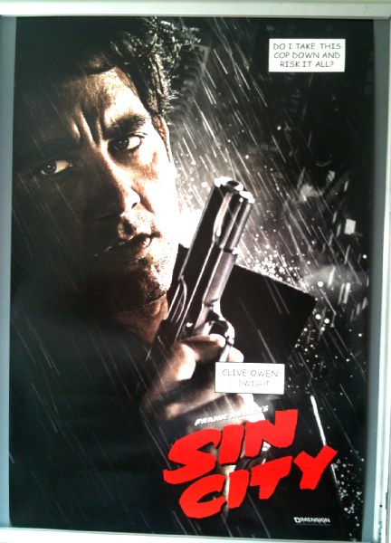 SIN CITY: Dwight/Clive Owen One Sheet Film Poster