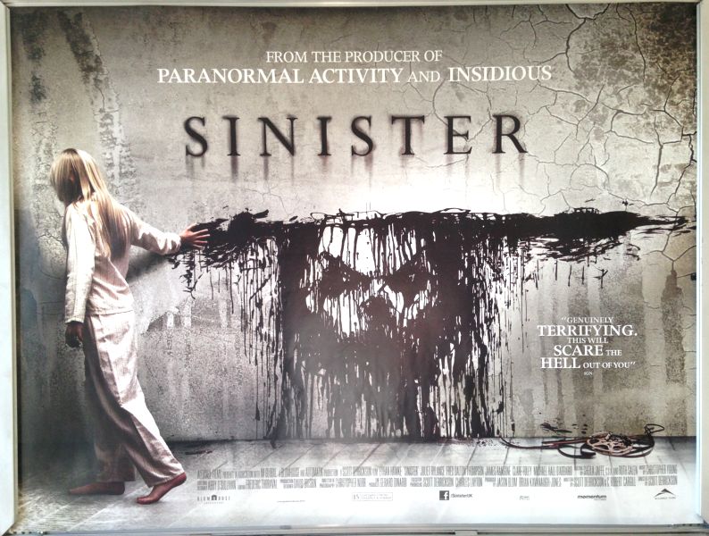 Cinema Poster: SINISTER 2012 (Quad) Ethan Hawke Juliet Rylance
