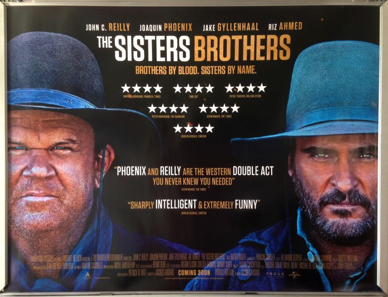 Cinema Poster: SISTERS BROTHERS, THE 2019 (Quad) John C. Reilly Joaquin Phoenix