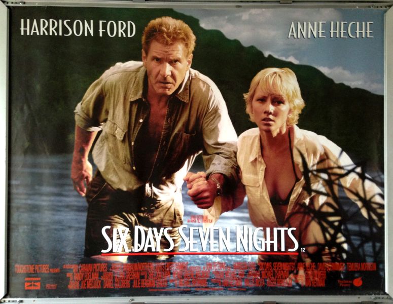 Cinema Poster: SIX DAYS SEVEN NIGHTS 1998 (Quad) Harrison Ford