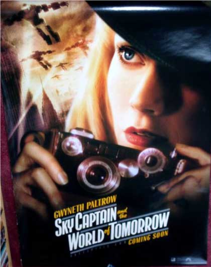 SKY CAPTAIN AND THE WORLD OF TOMORROW: Gwyneth Paltrow One Sheet Film Poster