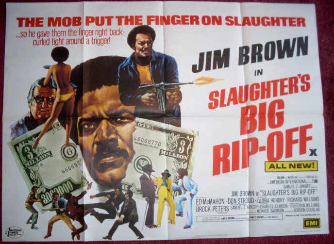 SLAUGHTER'S BIG RIP OFF: UK Quad Film Poster