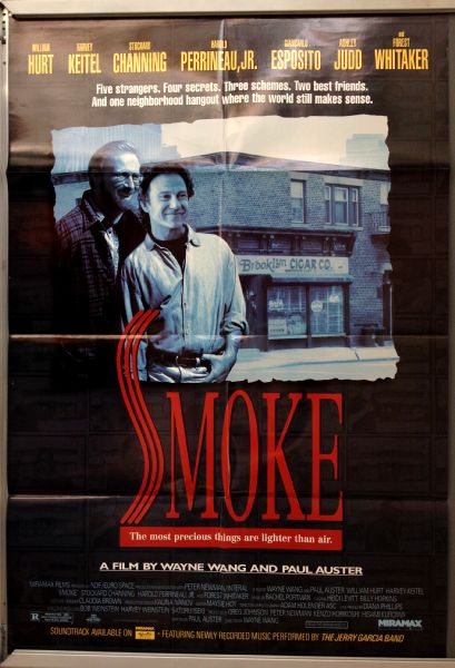 Cinema Poster: SMOKE 1995 (One Sheet) Harvey Keitel William Hurt Giancarlo Esposito