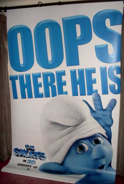 SMURFS, THE: Clumsy Smurf Film Banner