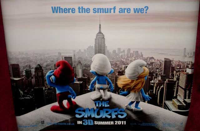 SMURFS, THE: 'Empire State' UK Quad Film Poster