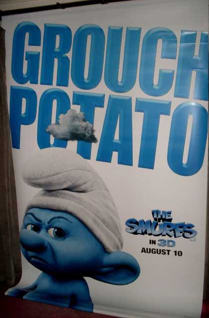 SMURFS, THE: Grouchy Smurf Film Banner