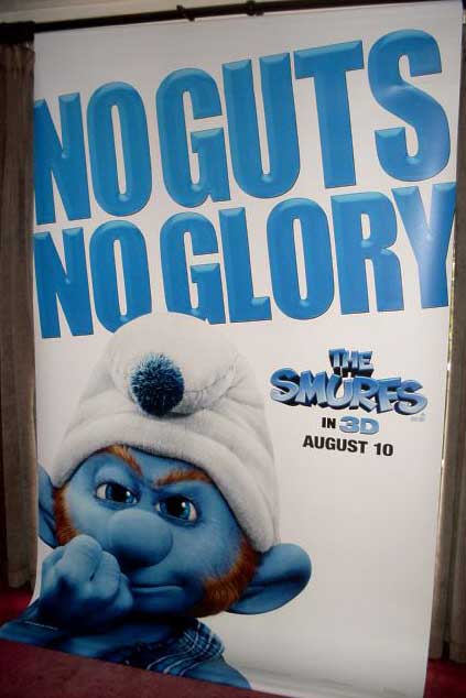 SMURFS, THE: Gutsy Smurf Film Banner