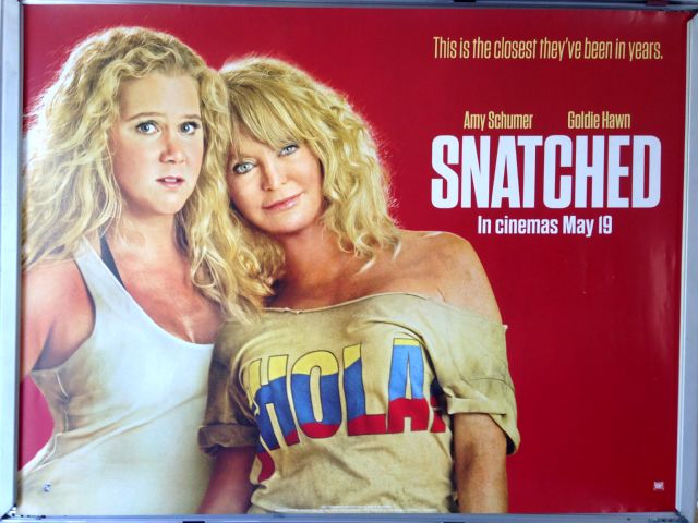 Cinema Poster: SNATCHED 2017 (Quad) Amy Schumer Goldie Hawn