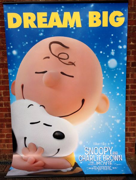 Cinema Banner: SNOOPY AND CHARLIE BROWN THE PEANUTS MOVIE 2015 (Snoopy & Charlie) Cinema Banner: SNOOPY AND CHARLIE BROWN THE PEANUTS MOVIE 2015 (Snoopy & Charlie)