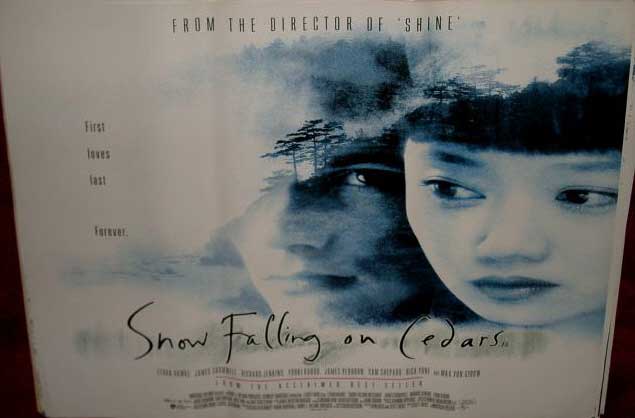 SNOW FALLING ON CEDARS: Main UK Quad Film Poster