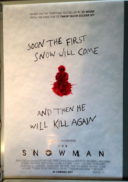 Cinema Poster: SNOWMAN, THE 2017 (Advance One Sheet) Michael Fassbender