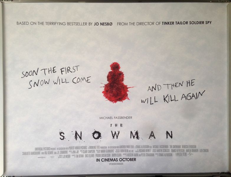Cinema Poster: SNOWMAN, THE 2017 (Advance Quad) Michael Fassbender