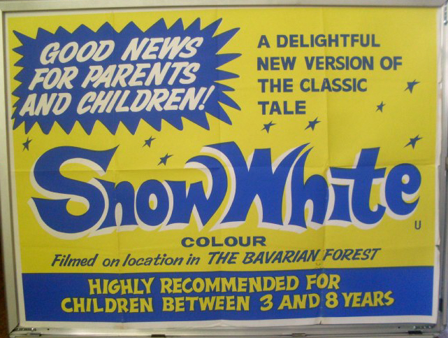 Cinema Poster: SNOW WHITE 1970s (Quad) Live Action Filmed in the Bavarian Forest