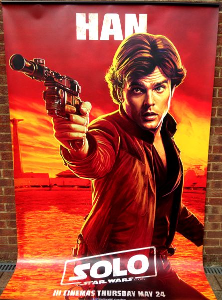 Cinema Banner: SOLO A STAR WARS STORY (Han Solo) Donald Glover Alden Ehrenreich