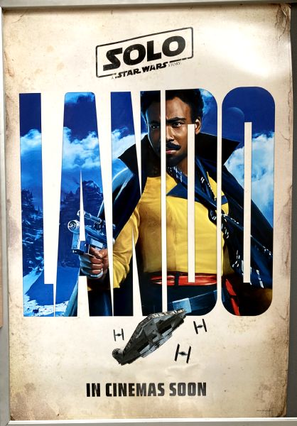 Cinema Poster: SOLO A STAR WARS STORY 2018 (Lando One Sheet) Alden Ehrenreich
