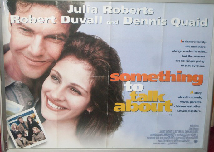 SOMETHING TO TALK ABOUT: UK Quad Film Poster