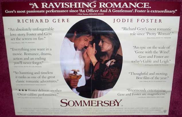 SOMMERSBY: UK Quad Film Poster