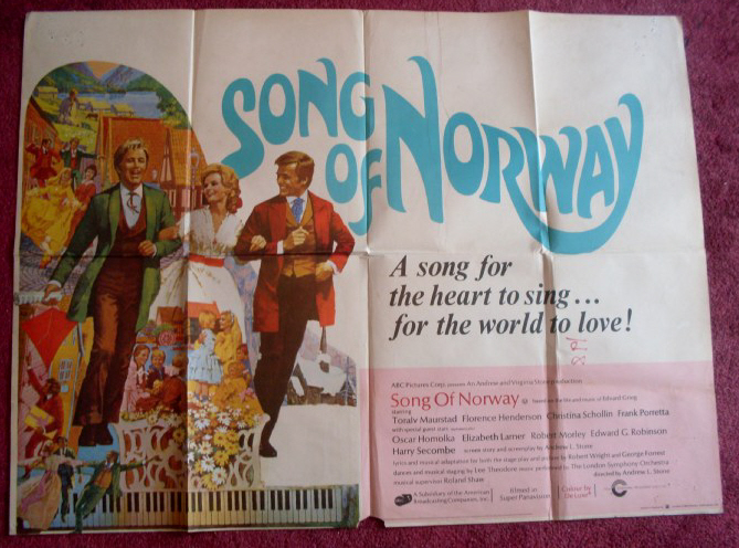 SONG OF NORWAY: Main UK Quad Film Poster