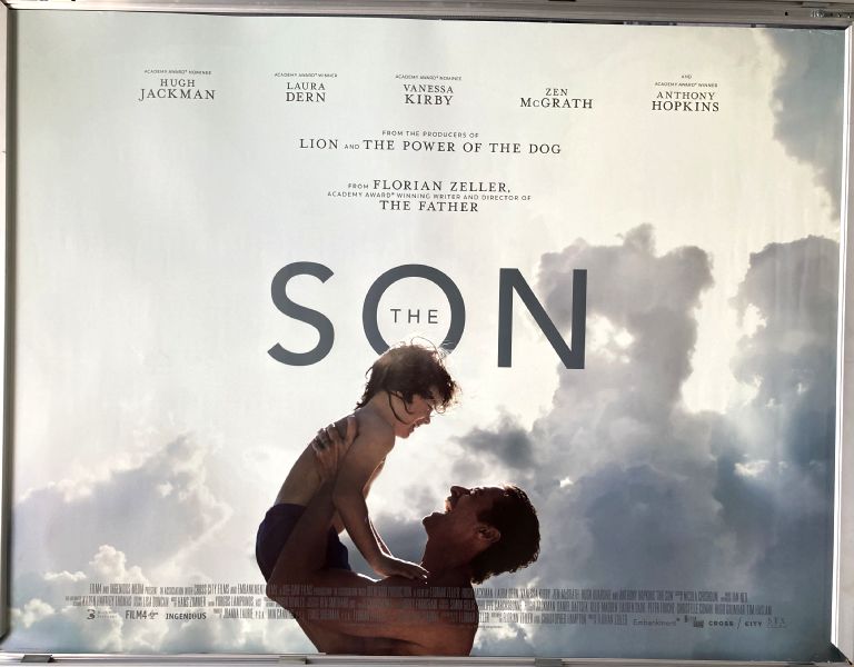 Cinema Poster: SON, THE 2023 (Quad) Hugh Jackman Vanessa Kirby Laura Dern