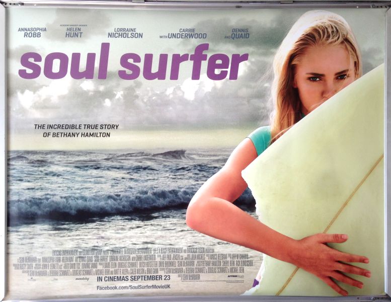 Cinema Poster: SOUL SURFER 2011 (Quad) AnnaSophia Robb Dennis Quaid
