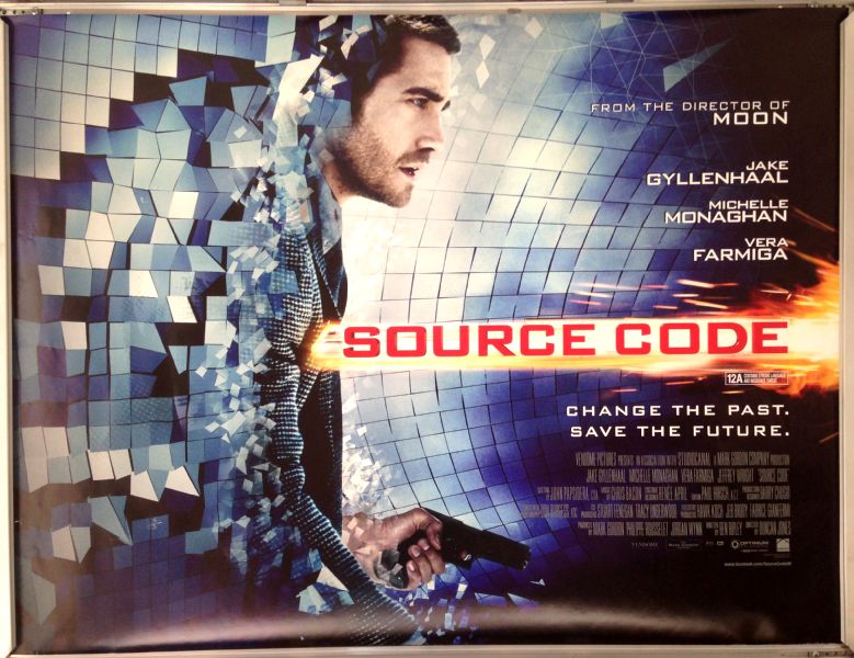 Cinema Poster: SOURCE CODE 2011 (Quad) Jake Gyllenhaal Michelle Monaghan