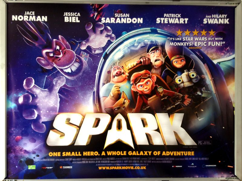 Cinema Poster: SPARK A SPACE TAIL 2017 (Quad) Jessica Biel