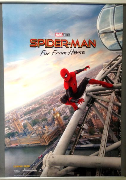 Cinema Poster: SPIDER-MAN FAR FROM HOME 2019 (London Eye Westminster One Sheet)