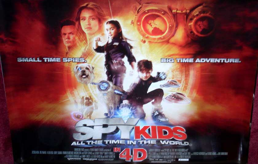 SPY KIDS ALL THE TIME IN THE WORLD: UK Quad Film Poster