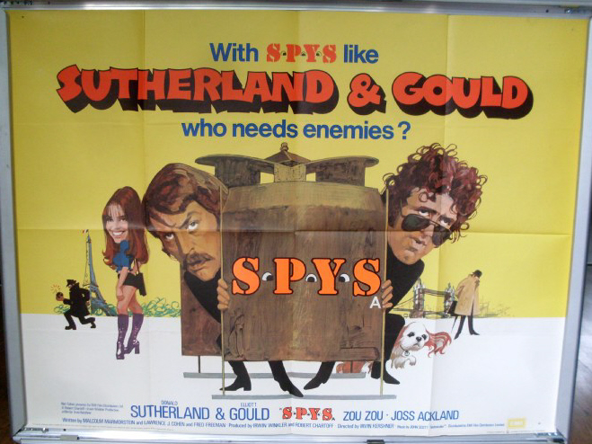 Cinema Poster: SPYS/S*P*Y*S 1974 (Quad) Donald Sutherland Elliott Gould Zouzou