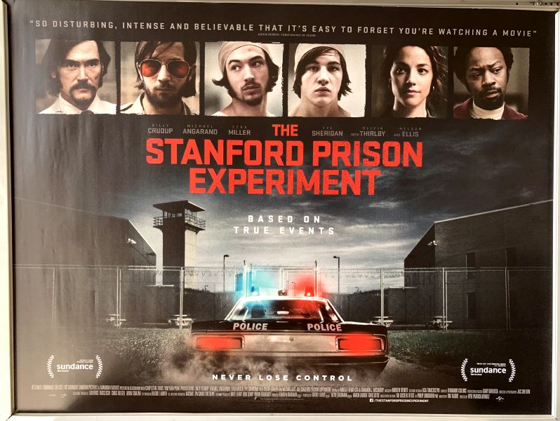 Cinema Poster: STANFORD PRISON EXPERIMENT 2015 (Quad) Ezra Miller Tye Sheridan