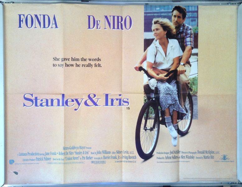 Cinema Poster: STANLEY & IRIS 1990 (Quad) Jane Fonda Robert De Niro