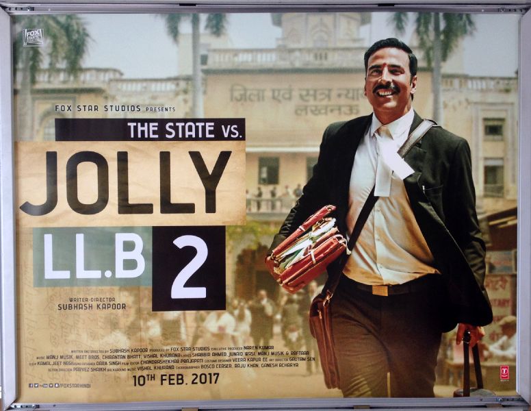 Cinema Poster: STATE VS JOLLY LL.B 2  2017 (Quad) Ram Gopal Bajaj
