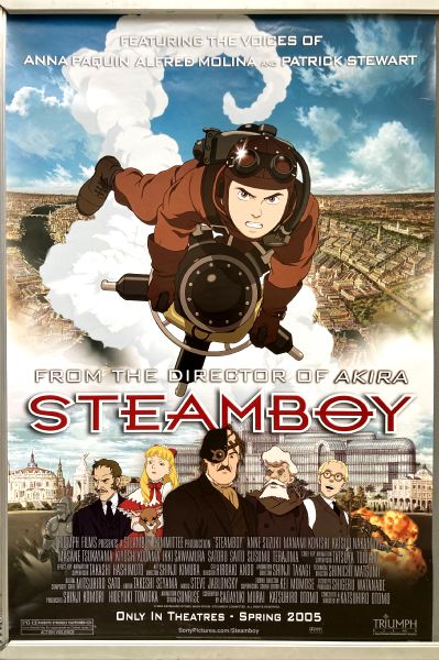 Cinema Poster: STEAMBOY aka Suchmubi 2004 (One Sheet) Anna Paquin Patrick Stewart Alfred Molina