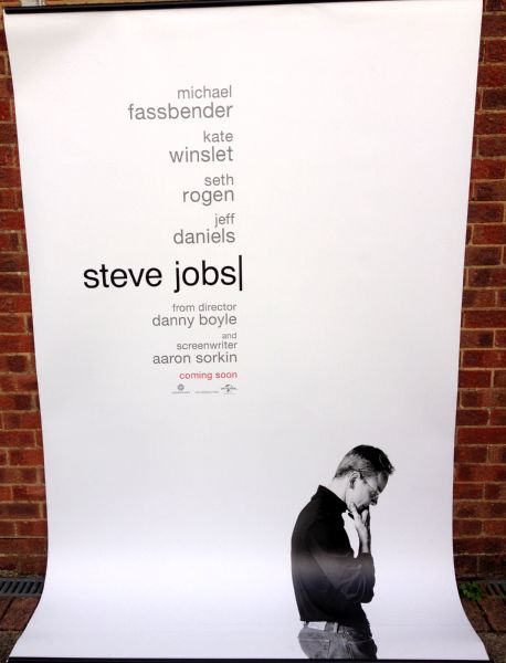 Cinema Banner: STEVE JOBS 2015 Michael Fassbender Kate Winslet Seth Rogen