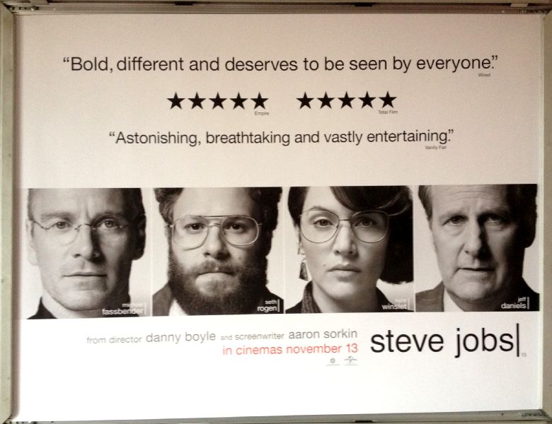 Cinema Poster: STEVE JOBS 2015 (Main Quad) Michael Fassbender