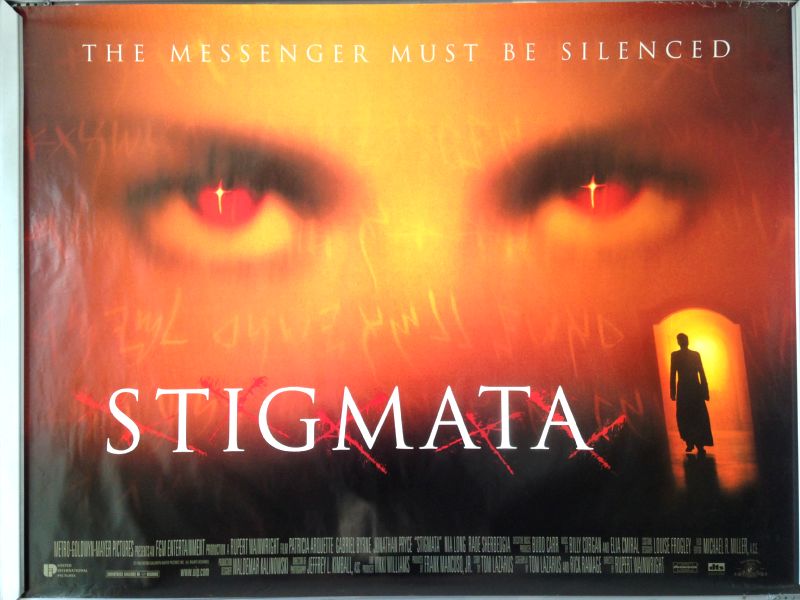 Cinema Poster: STIGMATA 2000 (Quad) Patricia Arquette Gabriel Byrne