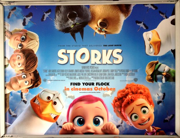 Cinema Poster: STORKS 2016 (Quad) Andy Samberg Katie Crown