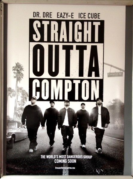 Cinema Poster: STRAIGHT OUTTA COMPTON 2015 (One Sheet) NWA Dr Dre Ice Cube