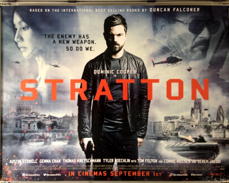 Cinema Poster: STRATTON 2017 (Quad) Derek Jacobi Dominic Cooper