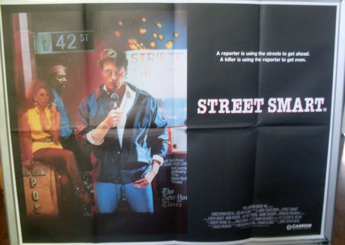 Cinema Poster: STREET SMART 1987 (Quad) Christopher Reeve Morgan Freeman
