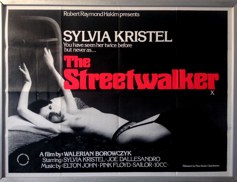 Cinema Poster: STREETWALKER, THE 1976 (Quad) Sylvia Kristel Joe Dallesandro