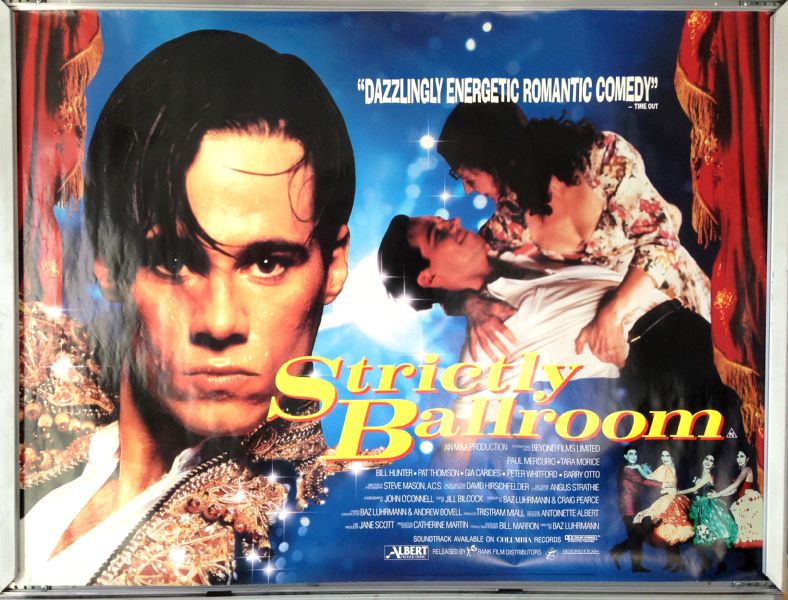 Cinema Poster: STRICTLY BALLROOM 1992 (Quad) Baz Luhrmann Paul Mercurio Gia Carides