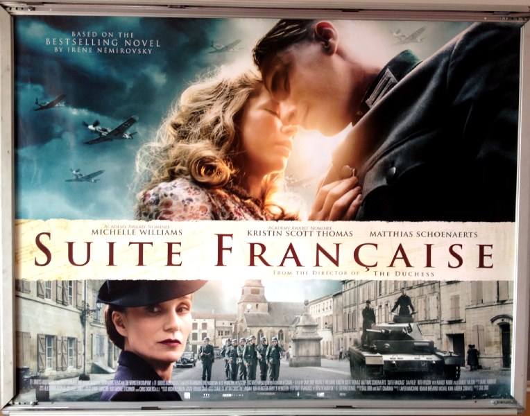 Cinema Poster: SUITE FRANCAISE 2015 (Quad) Kristin Scott Thomas Margot Robbie