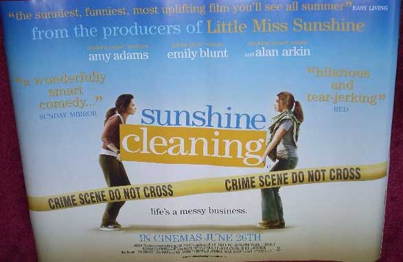 SUNSHINE CLEANING: Main UK Quad Film Poster