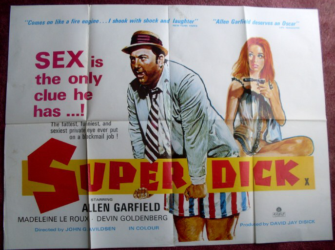 SUPER DICK: UK Quad Film Poster
