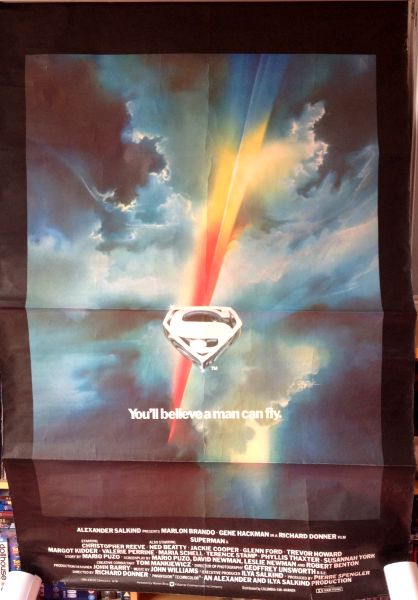 Cinema Poster: SUPERMAN 1978 (Bus Shelter/Adshell) Christopher Reeve Margot Kidder Cinema Poster: SUPERMAN 1978 (Bus Shelter/Adshell) Christopher Reeve Margot Kidder