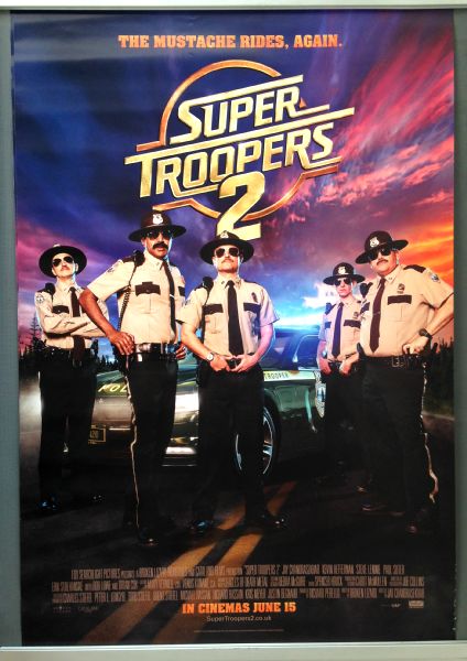 Cinema Poster: SUPER TROOPERS 2 2018 (One Sheet) Jay Chandrasekhar